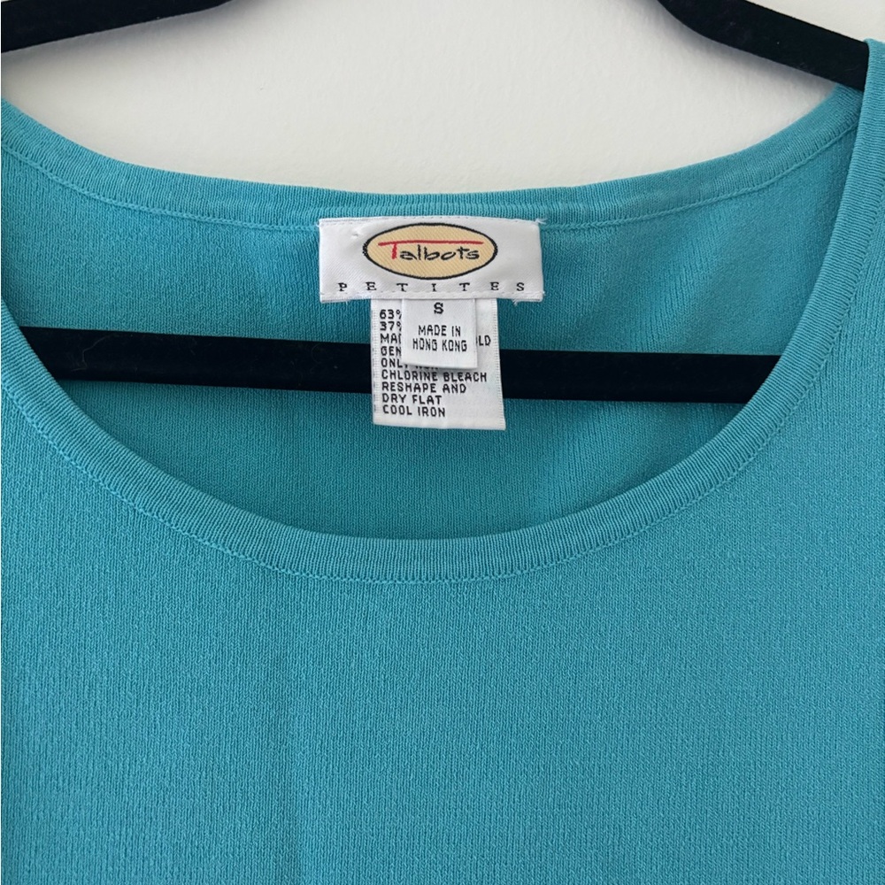 Talbots Turquoise Tank Top - Picture 2 of 4